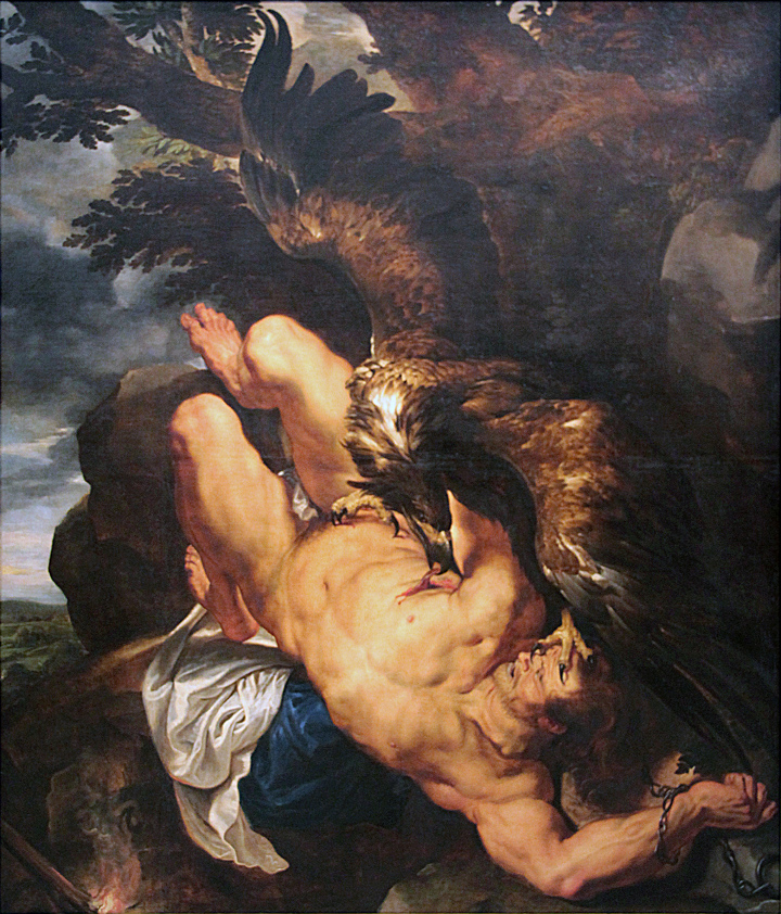 Prometeo encadenado de Rubens